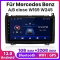 9" Android Autoradio GPS BT Für Mercedes Benz W245 W169 A B Klasse WIFI DAB+