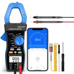 Digitales Multimeter mit TRMS & Stromzange,1000A,6000°C,AC/DC Volt- und Ampermet