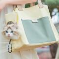 Canvas-Schultertragetasche für Haustiere, bequeme Reisehandtasche,