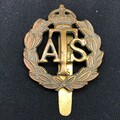 Original British Army WW2 Auxiliary Territorial Service ATS Mützenabzeichen