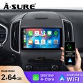 2G+64G Android 14 Autoradio Für Ford Edge S-Max 2015-2022 Apple Carplay GPS KAM