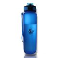 1L Sport WasserflascheGymTravel Trinkflasche mit Strohhalm Water Bottle BPA frei