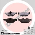 1x ORIGINAL® Zimmermann Bremsbelagsatz, Scheibenbremse Hinten, exkl.
