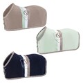 Eskadron Abschwitzdecke " FLEECE STRIPE ", beidseitig vertikale Streifen, 3fach