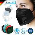 Virshields® FFP2 Schutz Maske Atemschutz Mundschutz 5 lagig 10-2000 Stück