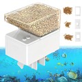 Futterautomat Aquarium Automat Fischfutter Feeder Urlaubs-Futterstation +Timer