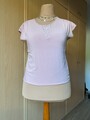 HALYS T-Shirt Shirt Bluse 🌸 Spitze Größe L Rundhals Gr. 38/40
