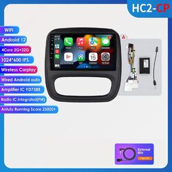 9" Android 13 Autoradio Für Opel Vivaro B 2014-2018 GPS Nav WiFi USB OBD DAB+32G