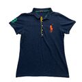 Polo Ralph Lauren Polo Shirt Damen XXL 2XL Blau Navy Big Pony #3