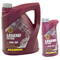 Motoröl Motor Öl MANNOL Legend Extra 0W30 API SN 5 Liter + 1 Liter Motorenöl