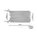 1x Kühler, Motorkühlung VAN WEZEL 58002338 passend für AUDI SEAT SKODA VW