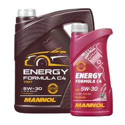 Motoröl MANNOL 7917 Energy Formula C4 5W-30 ACEA C4, MB 226.51, 6 Liter