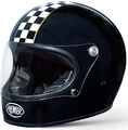 Premier Trophy CK Schwarz Retro Vintage Intergal Motorrad Helm  Cafe Racer Gr. M