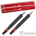 2x KYB EXCEL-G STOSSDÄMPFER HINTEN L+R für MITSUBISHI PAJERO II CLASSIC CANVAS