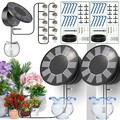 Solar-Bewässerungssystem 2er-Pack:Automatische Tropfbewässerung mit 9 Programmen