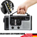 Tragbarer Radio Solar Kurbelradio AM/FM/SW Dynamo Koffer Radio mit LED Lampe/SOS