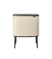 BRABANTIA Abfalleimer BO TOUCH BIN LBH 38x59x54 cm beige Mülleimer