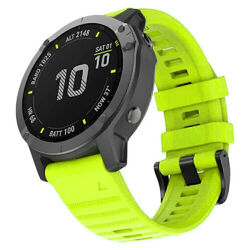 Für Garmin Fenix E 8 7 7X 6 6X Epix Pro 5 5X 3HR Quickfit Nylon Silikon Armband