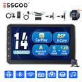 DAB+ Android 14 Autoradio 10.1" CarPlay Android Auto 1 DIN 8 Core 4G 6+128G Kam
