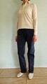 RALPH LAUREN  GOLF T-Shirt Damen, Beige, mit Kragen, Gr S, Logo, Neu 
