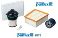PURFLUX KIT6 Filter-Satz 4 Filter Satz Inspektion Kit für Renault 