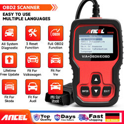 ANCEL Profi Auslesegerät KFZ Diagnosegerät Auto OBD2 Scanner ABS SRS ALLE SYSTEM