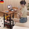 Laptoptisch HöHenverstellbar Computertisch Laptop PC Beistelltisch Mit Rollen