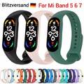 Armband für Xiaomi Mi Band 5 / 6  / 7  Fitness Tracker Smartwatch Sport Uhr  DE