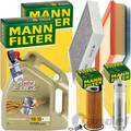 MANN INSPEKTIONSKIT+5L CASTROL 5W-30 ÖL passend für BMW 1er F20 116-25d 3er F30