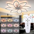 RGB-LED Deckenleuchte mit Musik Lautsprecher Wohnzimmerlampe Dimmbar Deckenlampe