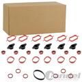 6x 22mm DRALLKLAPPEN ENTFERNEN SET+ DICHTUNGEN ANSAUGBRÜCKE passend für BMW M57