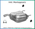 Endschalldämpfer für Opel Vectra C / Vectra C GTS 1.6 1.8 Auspuff Montagesatz