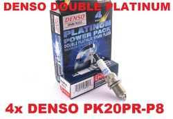 4x Zündkerzen DENSO PLATINUM (SET) passt für OPEL ZAFIRA (A / B) 1.6 CNG / 2.0