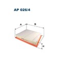 1x Luftfilter FILTRON AP 026/4 passend für BMW