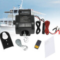 12V 4990 KG Elektrische Seilwinde mit Funk Motorwinde Bootswinde Winde Seilzug