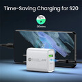 20W Schnellladegerät DUAL USB-C USB für iPhone 14 13 12 Samsung Google Pixel