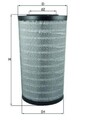 MAHLE ORIGINAL LX 3753 Luftfilter für TEMSA HD für DAF XF Filtereinsatz