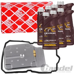 FEBI TEILESATZ AUTOMATIKGETRIEBE passend für MERCEDES GTRIEBE ID 722.6/9- 7 GANG