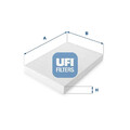 Innenraumfilter Partikelfilter 53.032.00 UFI für AUDI SEAT