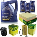 MANN-FILTER Inspektionspaket 8L MANNOL Classic 10W-40 für Mercedes Sprinter 3-T