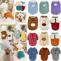 Winter Warme Haustier Hund Katze Fleece Weste Welpen Kleidung T-Shirt :