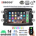 Für Dacia Lodgy Duster Dokker Logan Sandero Android 14 Autoradio Carplay GPS RDS
