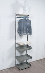 Wandregal Kleiderstange Garderobe Kleiderständer Ankleidezimmer Ladeneinrichtung