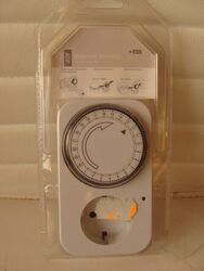 JOY Zeitschaltuhr TG-14A mechanisch Steckdose Zeitschalt-Steckdose 230V NEU OVP