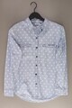 ✨ edc by Esprit Langarmbluse Regular Bluse für Damen Gr. 38, M gepunktet blau ✨