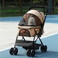 Hundebuggy Hundejogger Hundewagen Hundetrolley mit federung für klein Hunde Katz