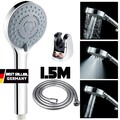 Modern Handbrause Duschkopf Brausekopf 5 Strahlarten mit 1,5M-Schlauch Bad