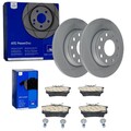 ATE PowerDisc BREMSSCHEIBEN 255mm + BELÄGE HINTEN passend für AUDI A4 8E B6 B7