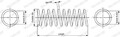 1x MONROE Fahrwerksfeder SP3454 für MERCEDES W211 KLASSE 200 NGT 211 042 270 CDI