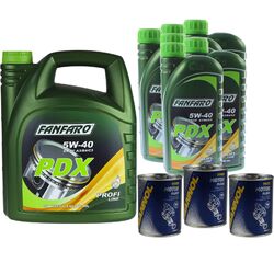 11 L FANFARO Motoröl PDX 5W40 API SN/SM/CF  Engine Oil ÖL 3xMANNOL Motor Flush 